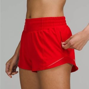 Lululemon 2.5 Hotty shorts